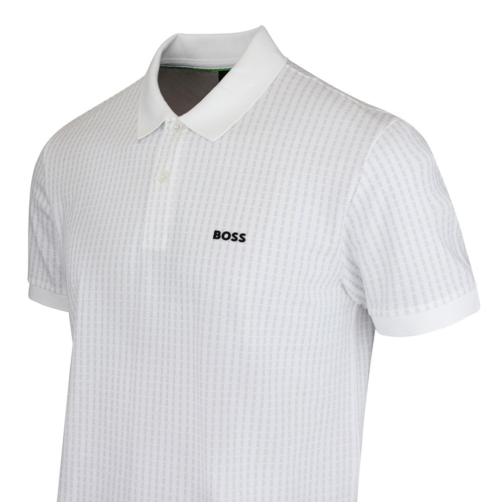 BOSS Golf Shirt - GOC Birdie 3 Reg. Fit - Bright White SU26