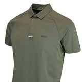 BOSS Golf Shirt - GOC Paddytech Reg. Fit - Khaki Green WI26