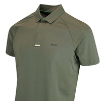 BOSS Golf Shirt - GOC Paddytech Reg. Fit - Khaki Green WI26