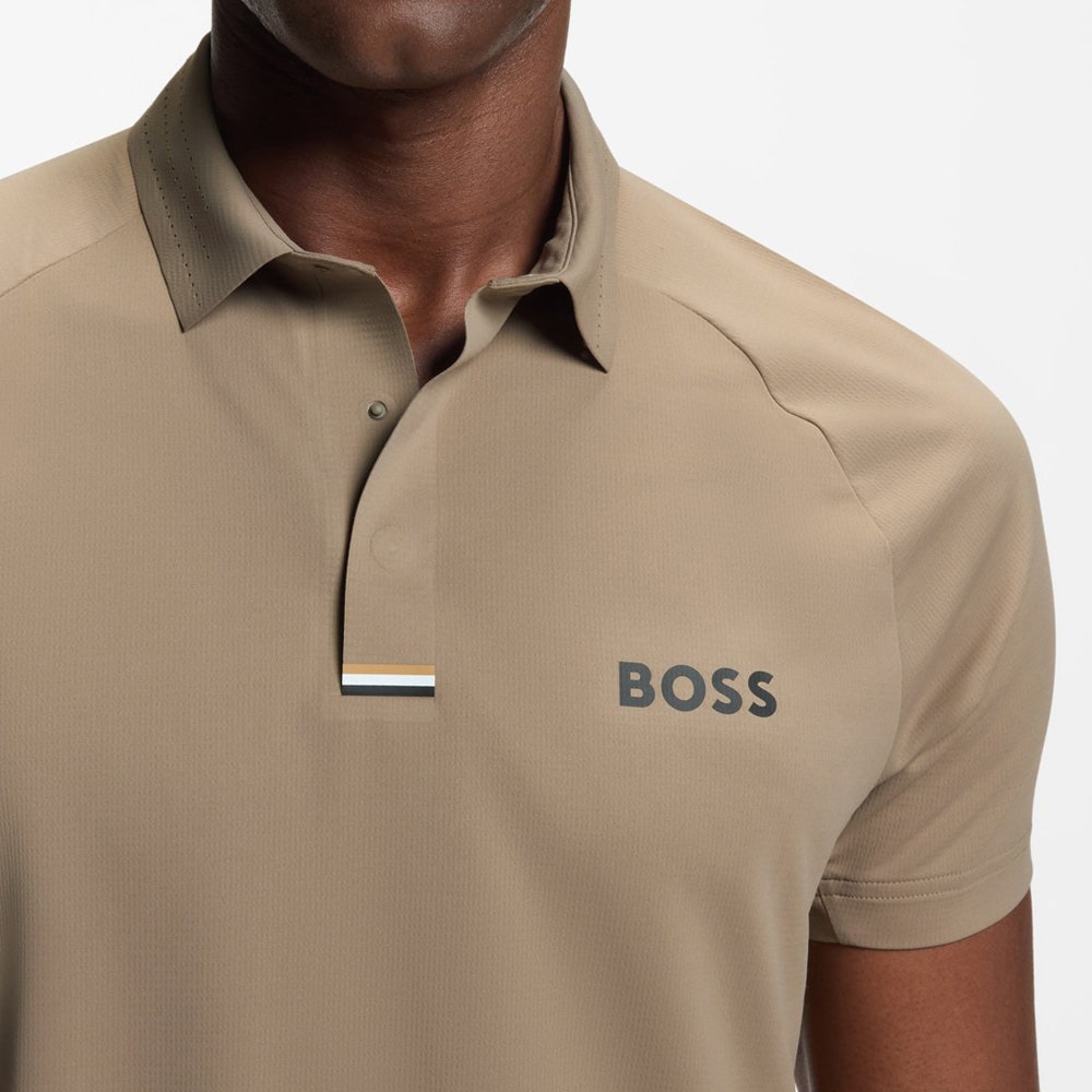 BOSS Golf Shirt - GOC Paddytech Slim - Brindle SU26