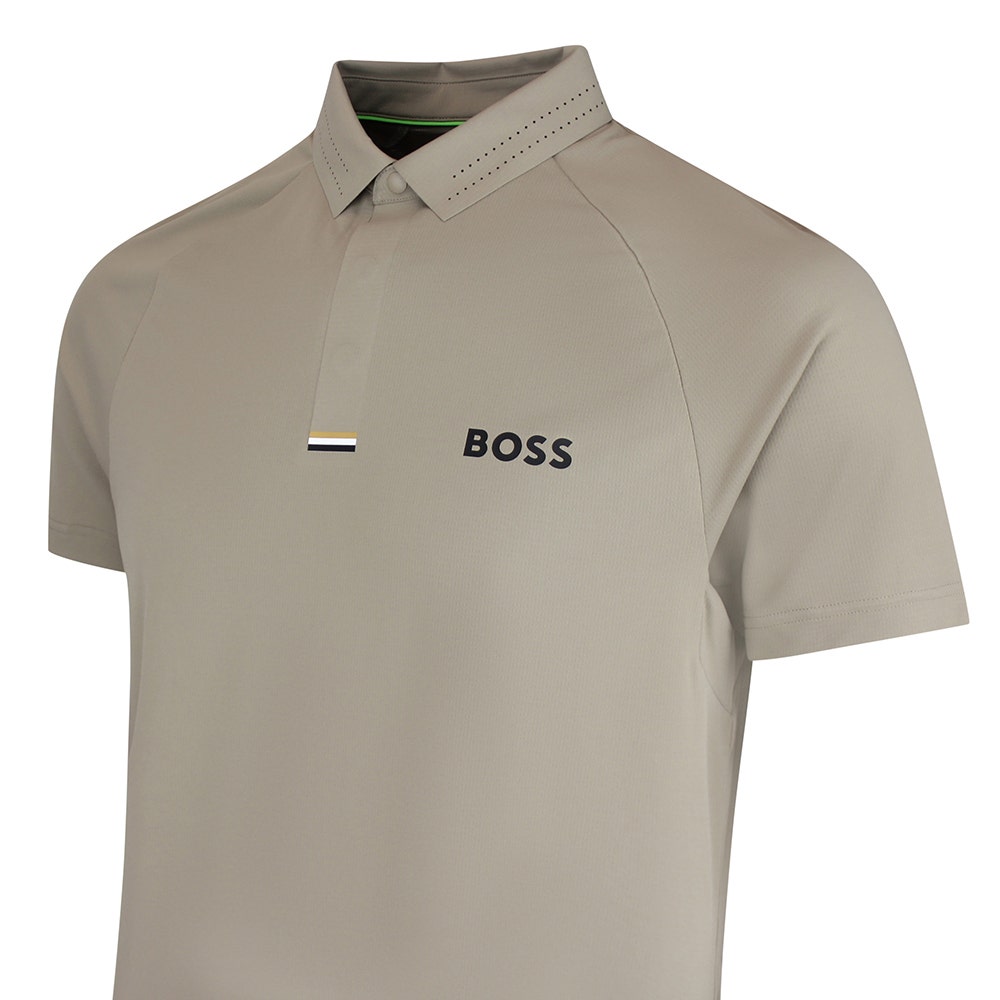 BOSS Golf Shirt - GOC Paddytech Slim - Brindle SU26