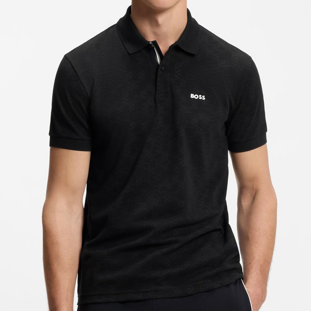 BOSS Golf Shirt - GOC Swing AO Reg. Fit - Black FA26