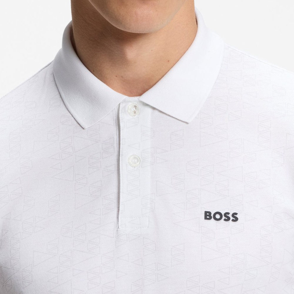 BOSS Golf Shirt - GOC Swing AO Reg. Fit - Bright White FA26