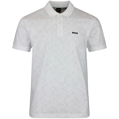 BOSS Golf Shirt - GOC Swing AO Reg. Fit - Bright White FA26