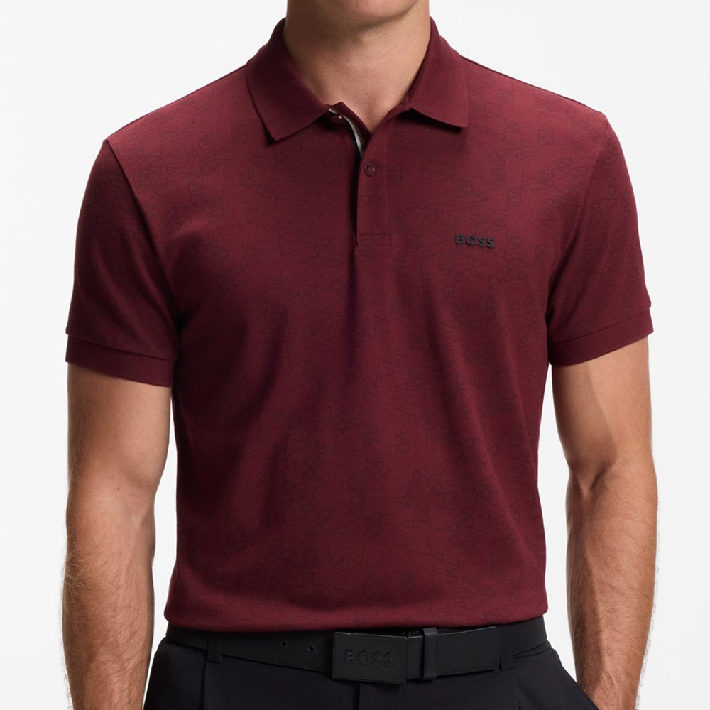 BOSS Golf Shirt - GOC Swing AO Reg. Fit - Zinfandel WI26