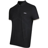BOSS Golf Shirt - Hexa Chip GOC Reg. Fit - Black SP26