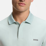 BOSS Golf Shirt - Hexa Chip GOC Reg. Fit - Mint Tint SP26