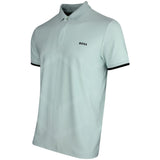 BOSS Golf Shirt - Hexa Chip GOC Reg. Fit - Mint Tint SP26