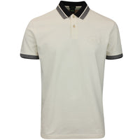 BOSS Golf Shirt - Hole 19 Reg. Fit - Almond Milk WI25