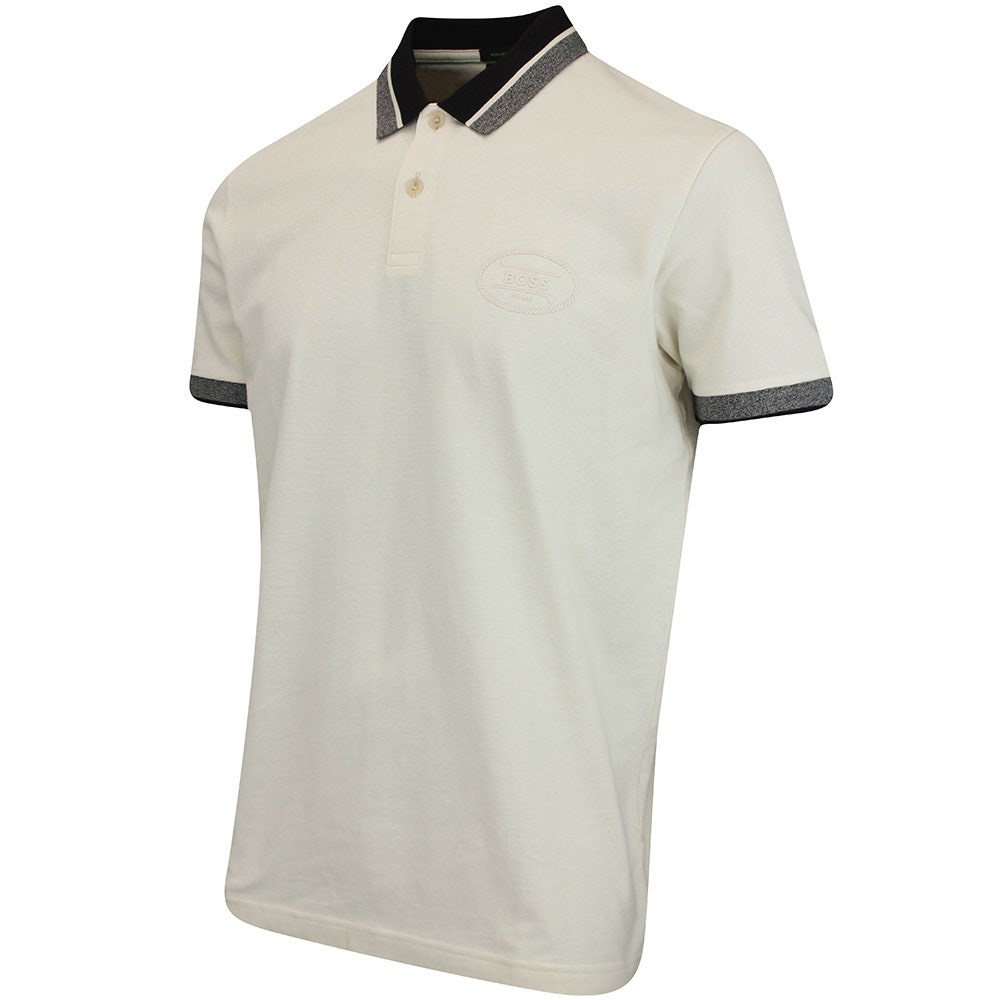 BOSS Golf Shirt - Hole 19 Reg. Fit - Almond Milk WI25