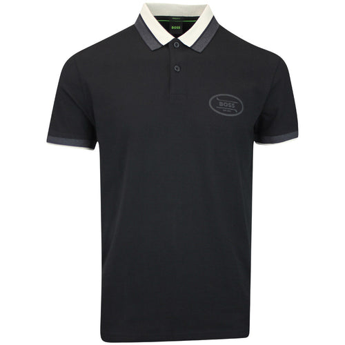 BOSS Golf Shirt - Hole 19 Reg. Fit - Black WI25