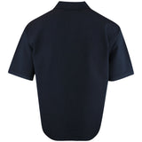 BOSS Golf Shirt - Knitted BC Lux Button Up - Dark Navy SP26