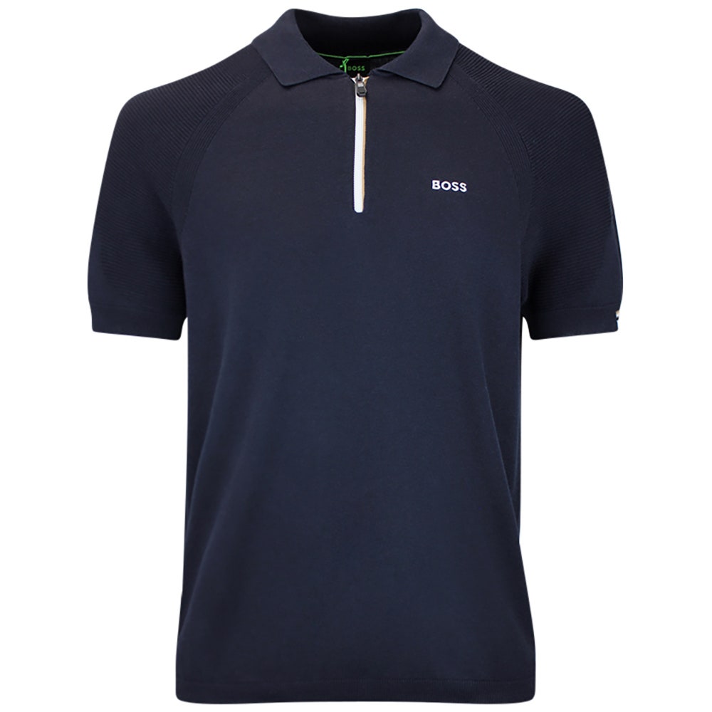 BOSS Golf Shirt - Knitted GOC Perform Polo - Dark Navy SU26
