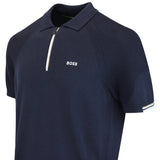 BOSS Golf Shirt - Knitted GOC Perform Polo - Dark Navy SU26