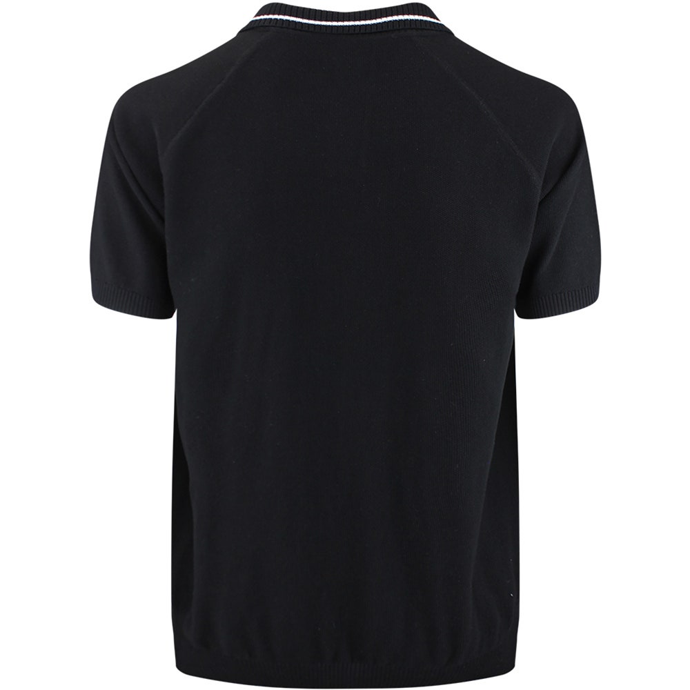 BOSS Golf Shirt - Knitted Member Polo - Black SU26