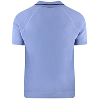 BOSS Golf Shirt - Knitted Member Polo - Colony Blue SU26