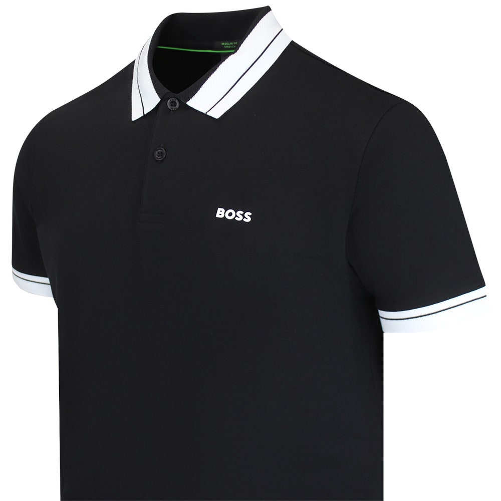 BOSS Golf Shirt - Member Reg. Fit - Black SU26