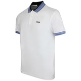 BOSS Golf Shirt - Member Reg. Fit - Bright White SU26