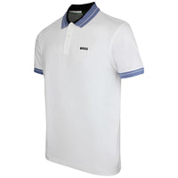 BOSS Golf Shirt - Member Reg. Fit - Bright White SU26