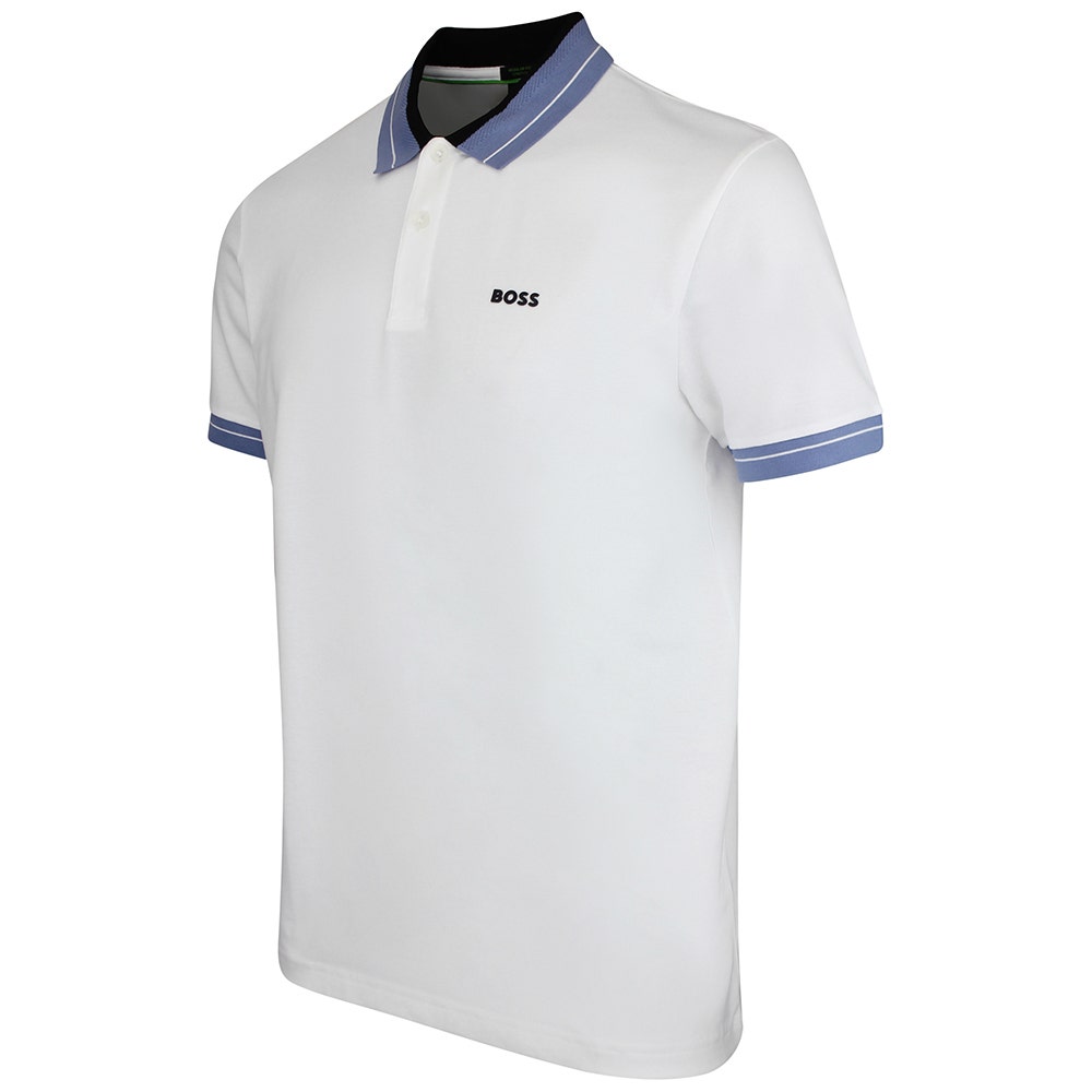 BOSS Golf Shirt - Member Reg. Fit - Bright White SU26