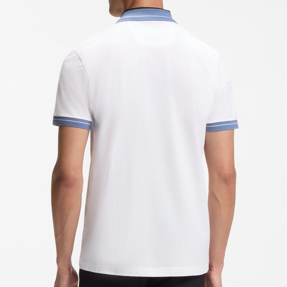BOSS Golf Shirt - Member Reg. Fit - Bright White SU26