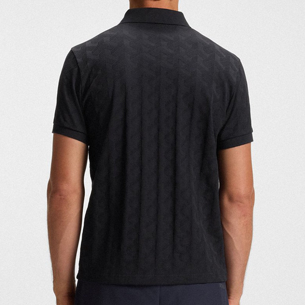 BOSS Golf Shirt - Mirror QZ Relaxed - Dark Navy WI25