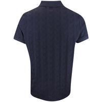BOSS Golf Shirt - Mirror QZ Relaxed - Dark Navy WI25