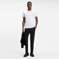 BOSS Golf Shirt - Network Paule Slim - Bright White FA26