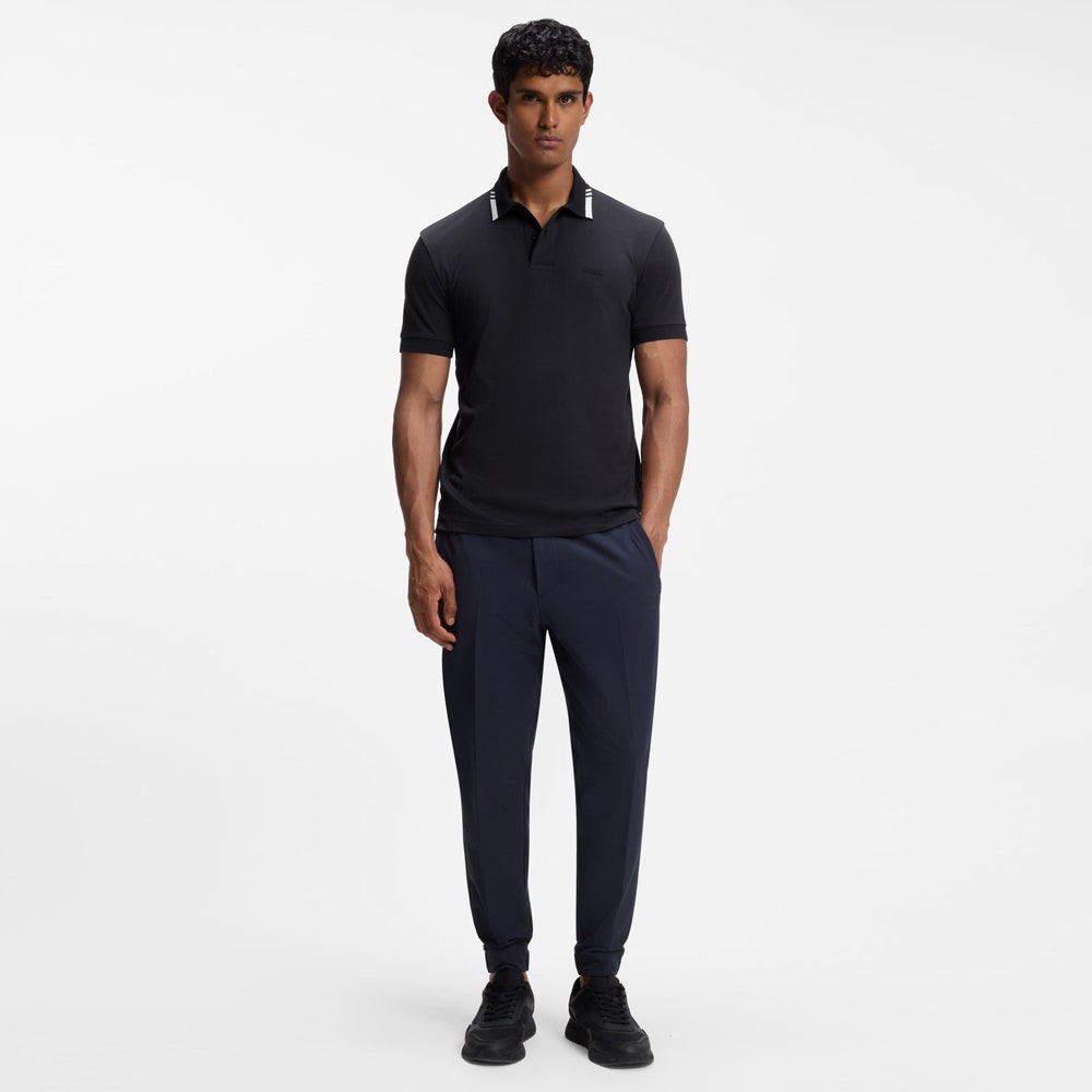 BOSS Golf Shirt - Network Paule Slim Fit - Dark Navy WI26