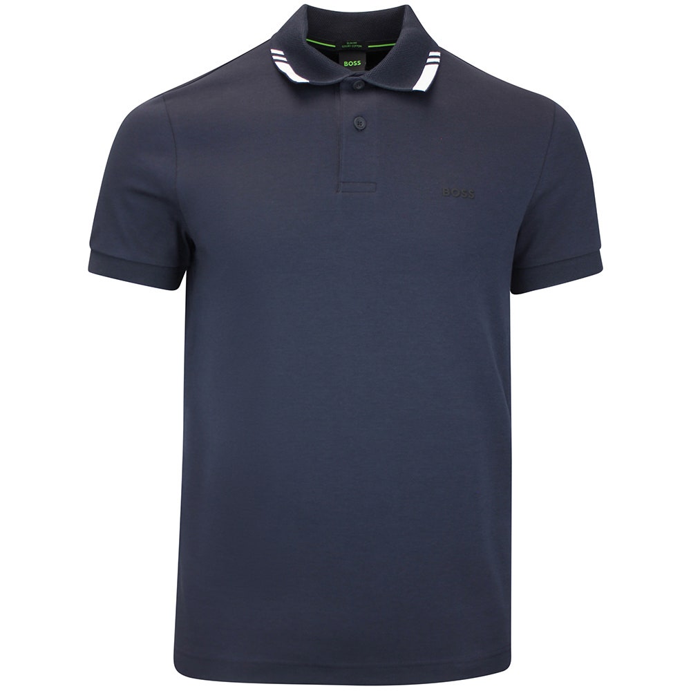 BOSS Golf Shirt - Network Paule Slim Fit - Dark Navy WI26