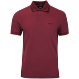 BOSS Golf Shirt - Network Paule Slim Fit - Zinfandel WI26