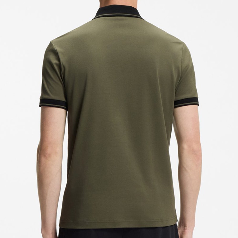 BOSS Golf Shirt - Network Paule Slim - Open Green FA26