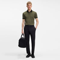 BOSS Golf Shirt - Network Paule Slim - Open Green FA26