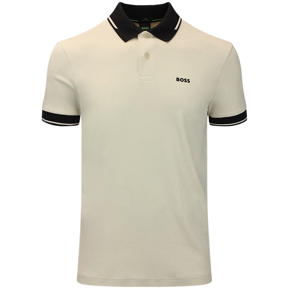 BOSS Golf Shirt - Network Paule Slim - Pelican FA26