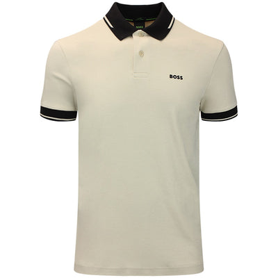 BOSS Golf Shirt - Network Paule Slim - Pelican FA26