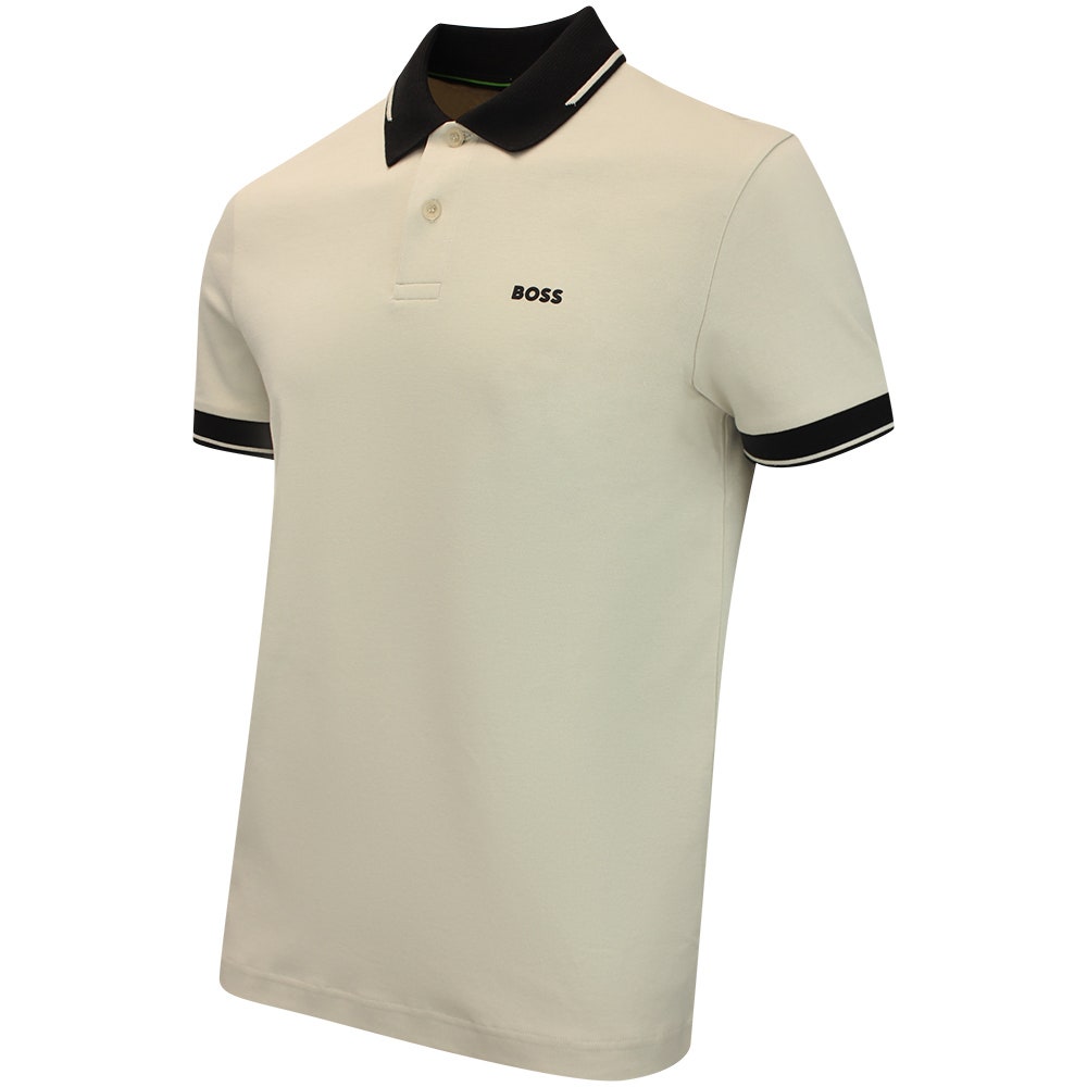 BOSS Golf Shirt - Network Paule Slim - Pelican FA26