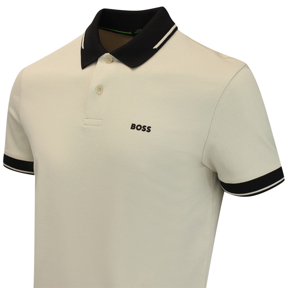 BOSS Golf Shirt - Network Paule Slim - Pelican FA26