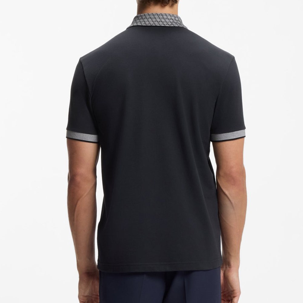 BOSS Golf Shirt - Paddy Chip GOC Reg. Fit - Dark Navy SP26