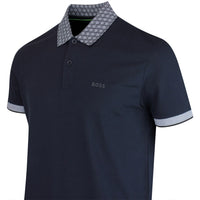 BOSS Golf Shirt - Paddy Chip GOC Reg. Fit - Dark Navy SP26