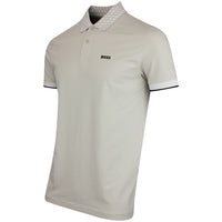 BOSS Golf Shirt - Paddy Chip GOC Reg. Fit - Light Beige SP26