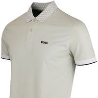 BOSS Golf Shirt - Paddy Chip GOC Reg. Fit - Light Beige SP26