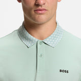 BOSS Golf Shirt - Paddy Chip GOC Reg. Fit - Mint Tint SP26
