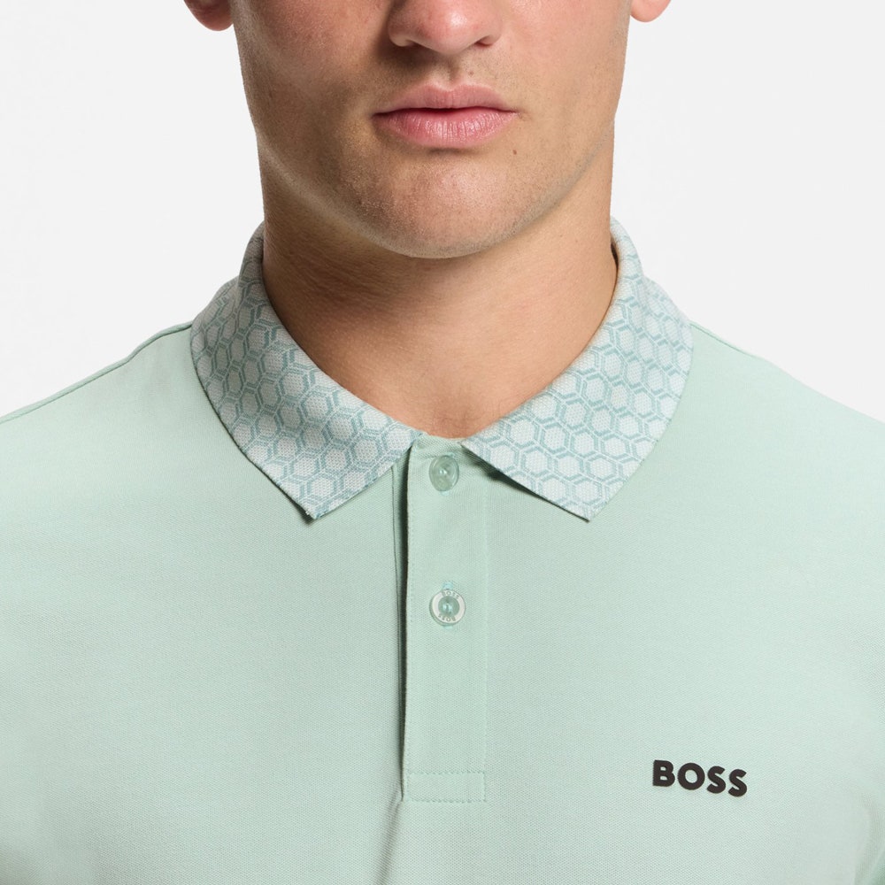 BOSS Golf Shirt - Paddy Chip GOC Reg. Fit - Mint Tint SP26