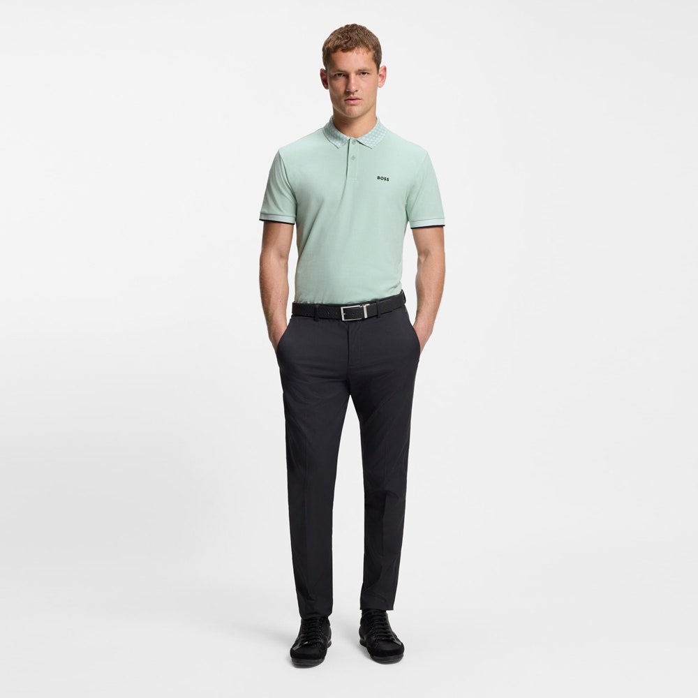 BOSS Golf Shirt - Paddy Chip GOC Reg. Fit - Mint Tint SP26