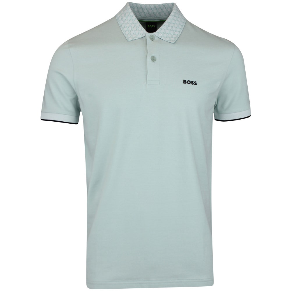 BOSS Golf Shirt - Paddy Chip GOC Reg. Fit - Mint Tint SP26