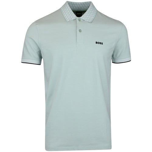 BOSS Golf Shirt - Paddy Chip GOC Reg. Fit - Mint Tint SP26