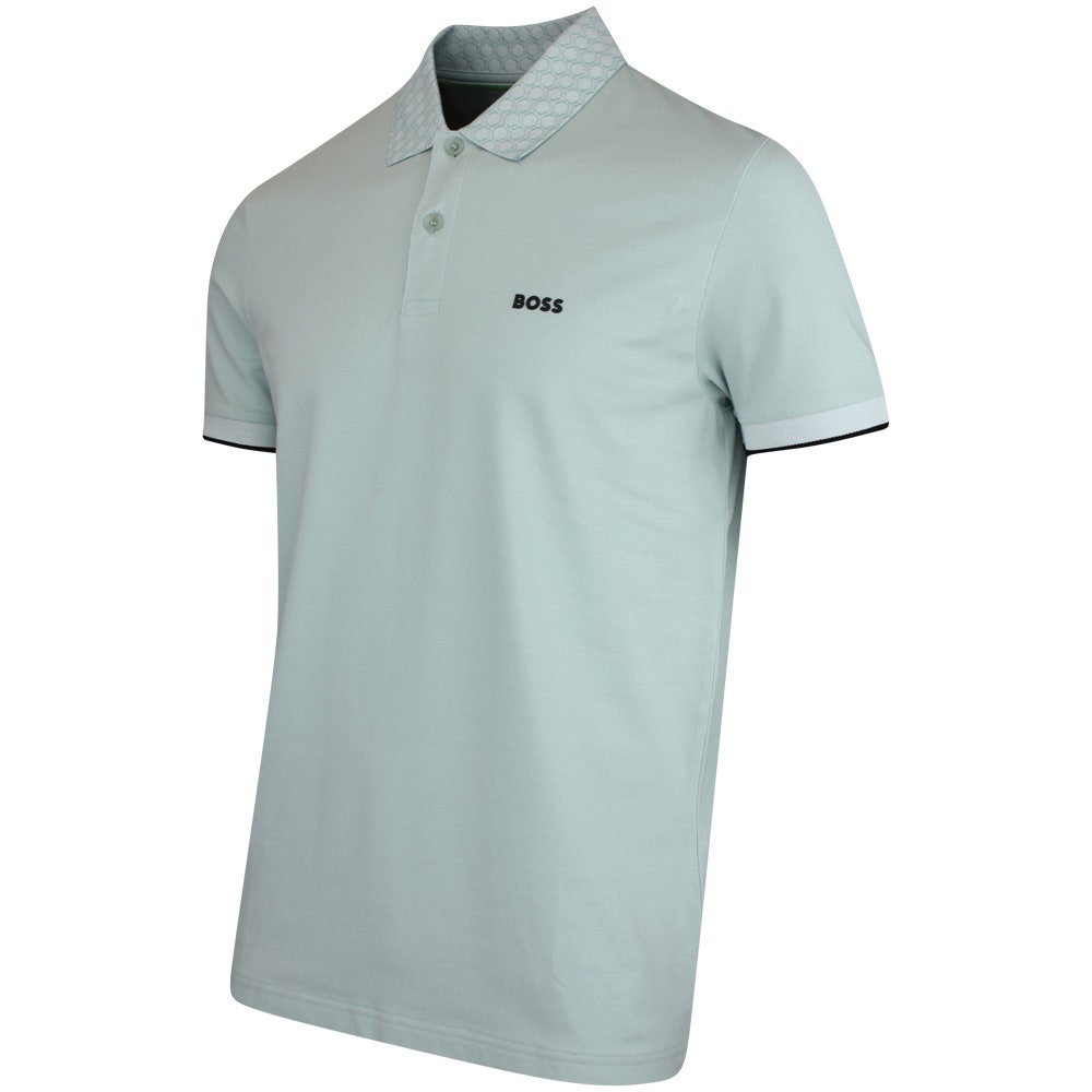 BOSS Golf Shirt - Paddy Chip GOC Reg. Fit - Mint Tint SP26