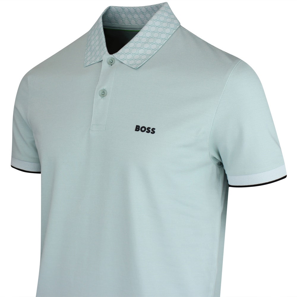 BOSS Golf Shirt - Paddy Chip GOC Reg. Fit - Mint Tint SP26