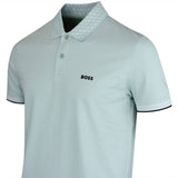 BOSS Golf Shirt - Paddy Chip GOC Reg. Fit - Mint Tint SP26
