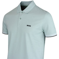 BOSS Golf Shirt - Paddy Chip GOC Reg. Fit - Mint Tint SP26